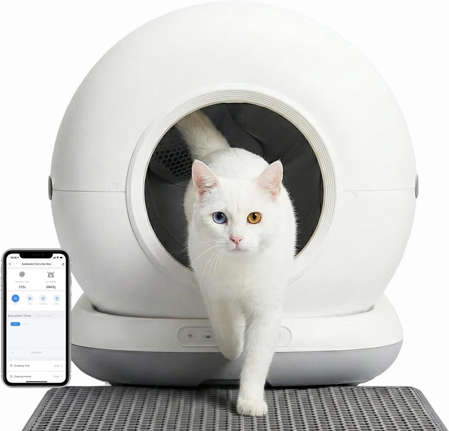 Haustier CB001 Akıllı Otomatik Kedi Tuvaleti