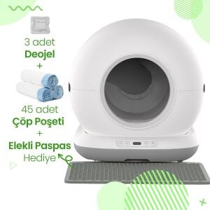 Haustier CB001 Akıllı Otomatik Kedi Tuvaleti