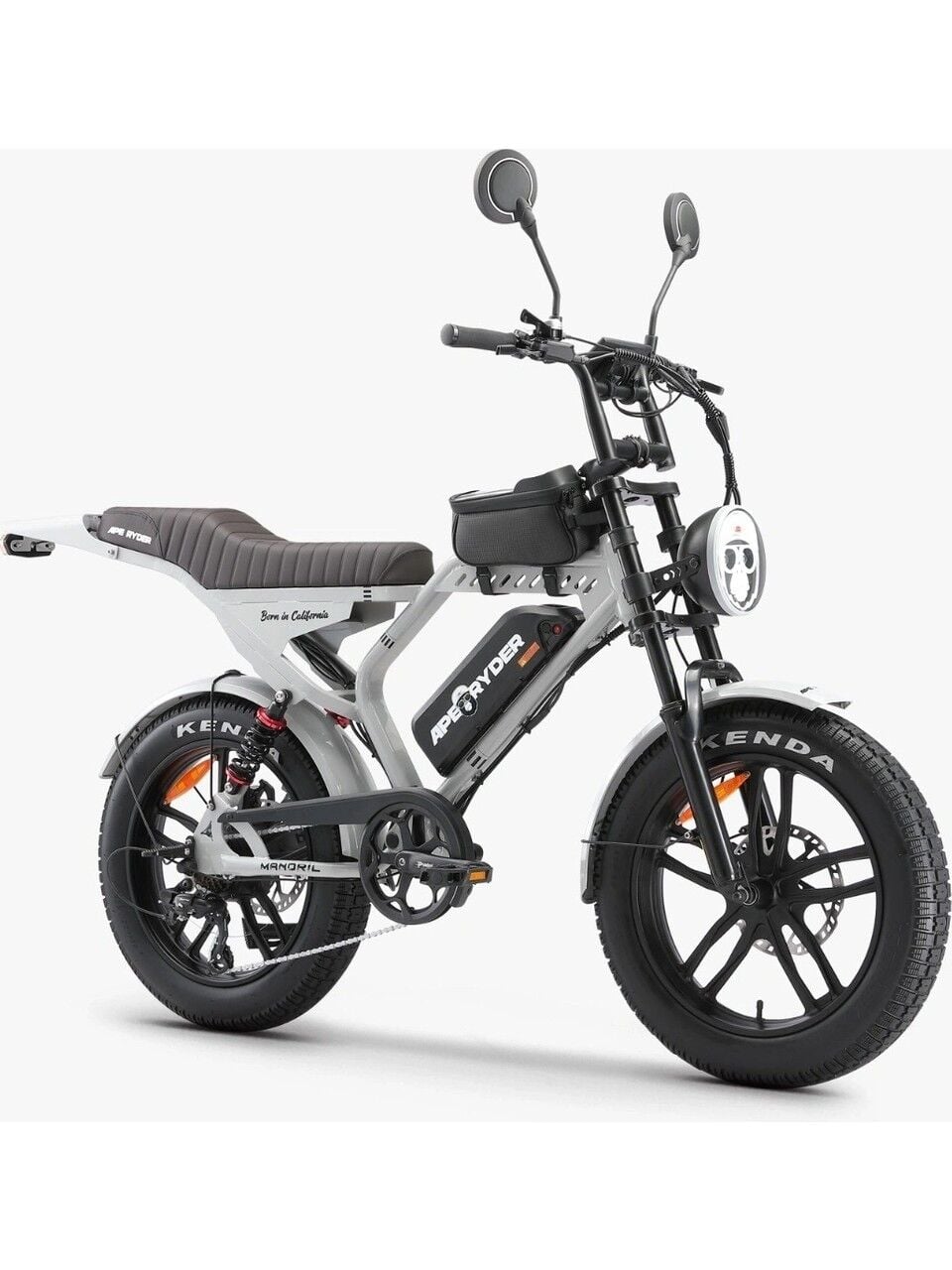 Ape Ryder Mandrill 1000 W Gri Elektrikli Bisiklet