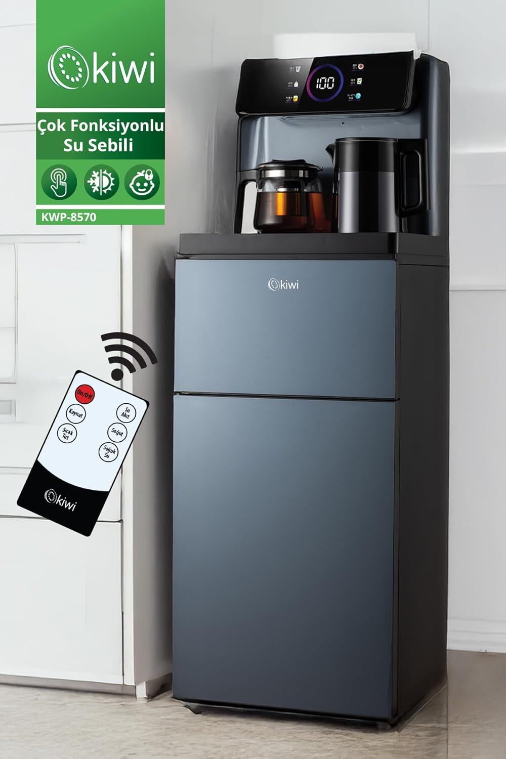 Kiwi KWP 8570 Çay Makineli Su Sebili