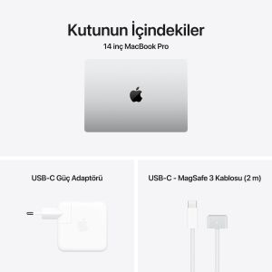 MacBook Pro M5 16 GB 512 GB 14.2'' MDE44TU/A Gümüş