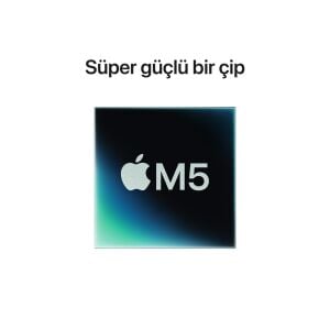 MacBook Pro M5 16 GB 512 GB 14.2'' MDE44TU/A Gümüş