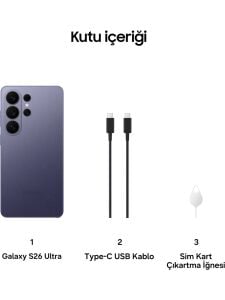Samsung Galaxy S26 Ultra 512 GB 12 GB Kobalt Mor