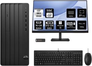 HP Pro Tower 290 G9 i5 13500 16GB 512GB SSD W11P Masaüstü Bilgisayar + 27 Monitör