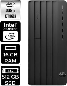HP Pro Tower 290 G9 i5 13400 16GB 512GB SSD FDOS Masaüstü Bilgisayar & PER4 USB Bellek