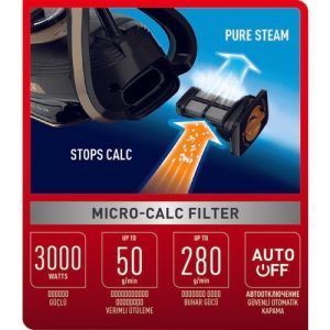 Tefal FV8064 Pureglıss 3000 W Buharlı Ütü