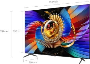 TCL 65Q7D Pro 4K Ultra HD 65'' 165 Ekran Uydu Alıcılı Google Smart SQD Mini LED TV