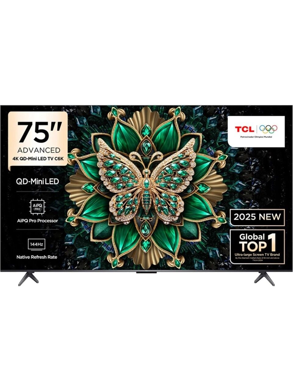 TCL 75C6K Premium 4K Ultra HD 75'' 190 Ekran Uydu Alıcılı Google Smart Mini LED TV