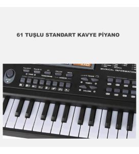 DailyTech 61 Tuşlu Org Piyano Klavye Mikrofonlu Karaoke