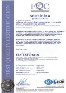 Etinova ETİ-K3 Fırınlı Şömine Tipi Pelet Soba