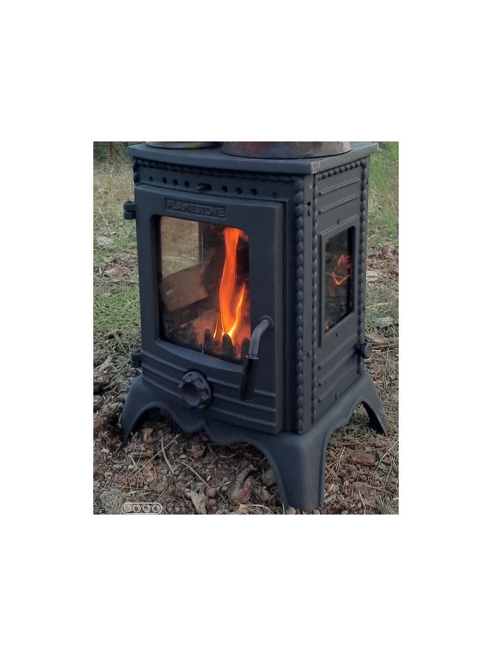 Flamestove Minör Lüx FS-052 Camlı Şömine Soba