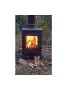 Flamestove Minör Lüx FS-052 Camlı Şömine Soba