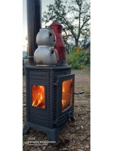 Flamestove Minör Lüx FS-052 Camlı Şömine Soba