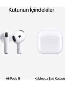 Apple AirPods 5 ve Kablosuz Şarj Kutusu
